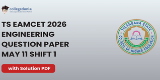 TS EAMCET 2026 May 11 Shift 1 Engineering Question Paper with Solution PDF